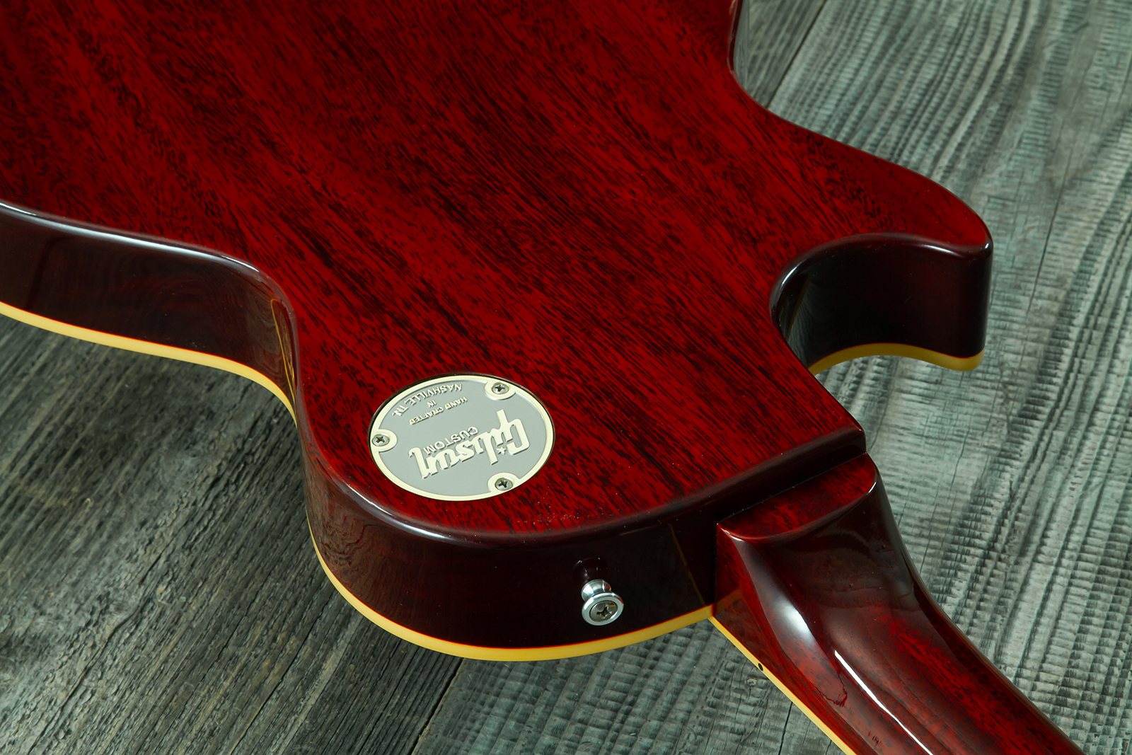 Gibson Custom Shop Les Paul Standard 1959 Reissue 2h Ht Rw #951086 - Vos Iced Tea Burst - Single cut gitaar - Variation 9