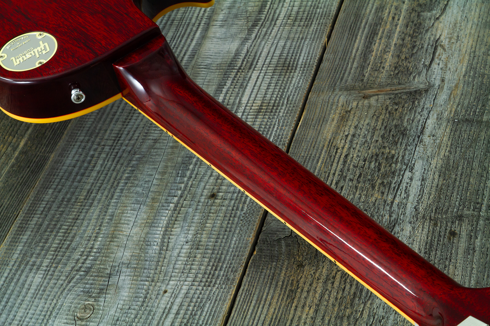 Gibson Custom Shop Les Paul Standard 1959 Reissue 2h Ht Rw #951086 - Vos Iced Tea Burst - Single cut gitaar - Variation 10