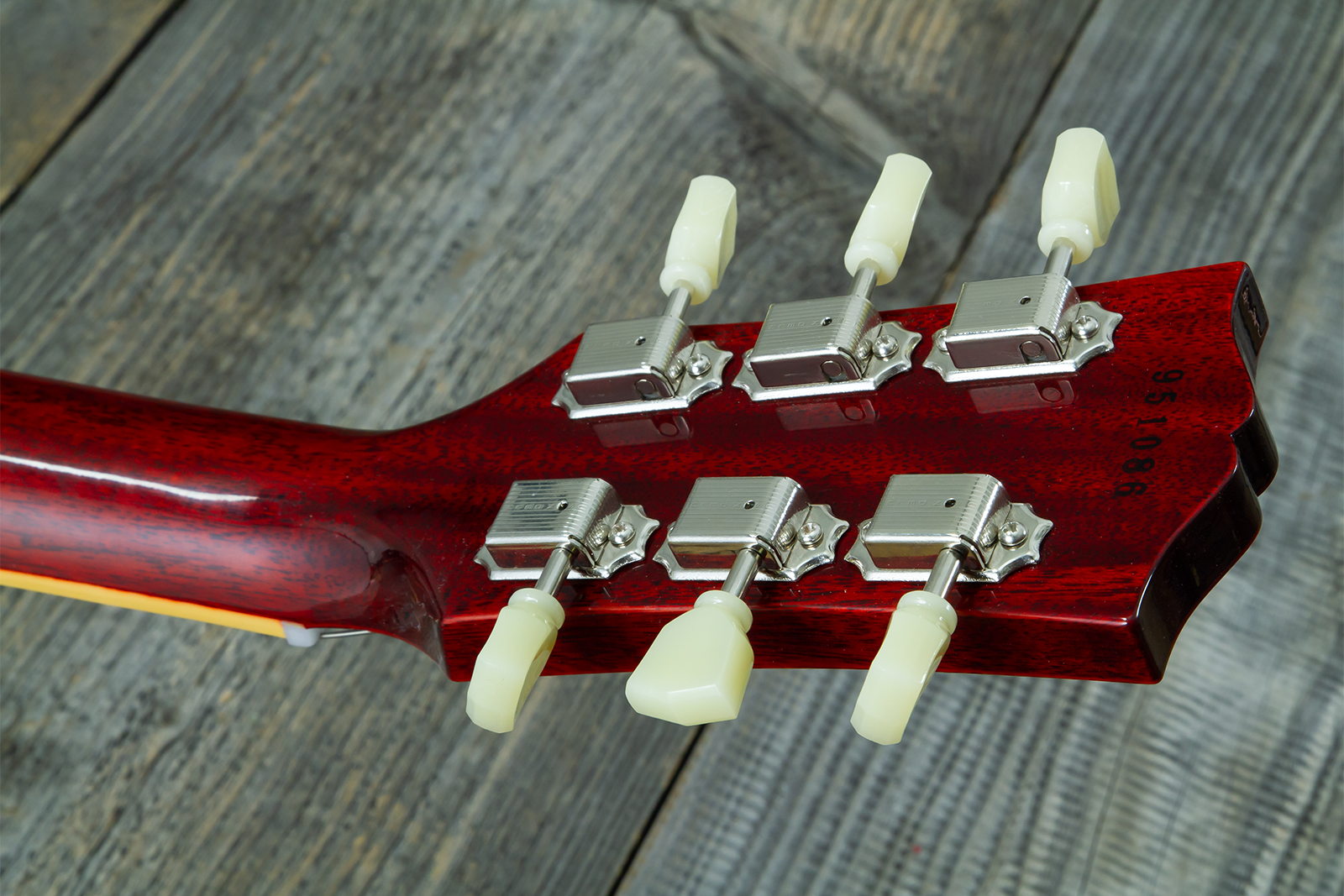 Gibson Custom Shop Les Paul Standard 1959 Reissue 2h Ht Rw #951086 - Vos Iced Tea Burst - Single cut gitaar - Variation 12