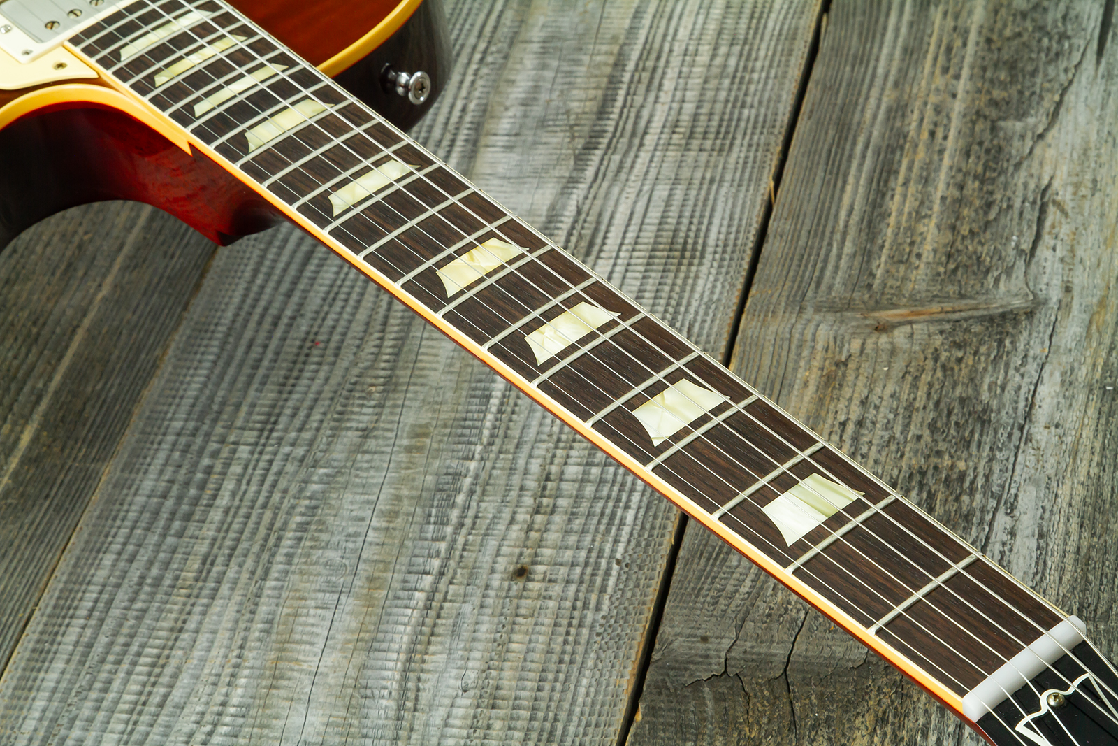 Gibson Custom Shop Les Paul Standard 1959 Reissue 2h Ht Rw #951086 - Vos Iced Tea Burst - Single cut gitaar - Variation 6