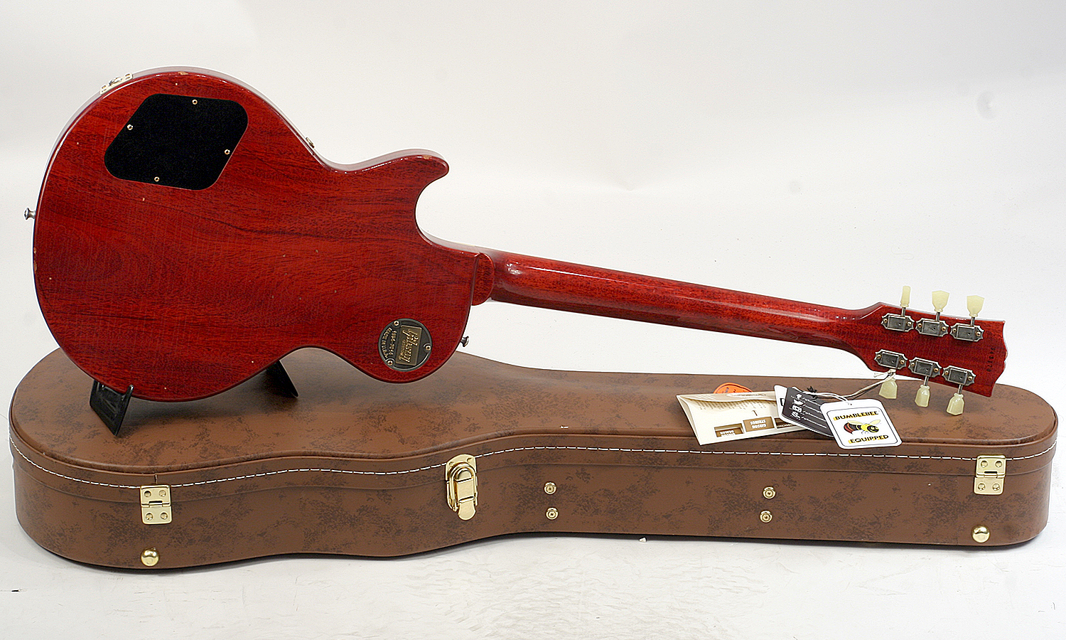 Gibson Custom Shop M2m Les Paul Standard 1959 Reissue 2h Ht Rw #943170 - Lightly Aged Iced Tea - Enkel gesneden elektrische gitaar - Variation 2