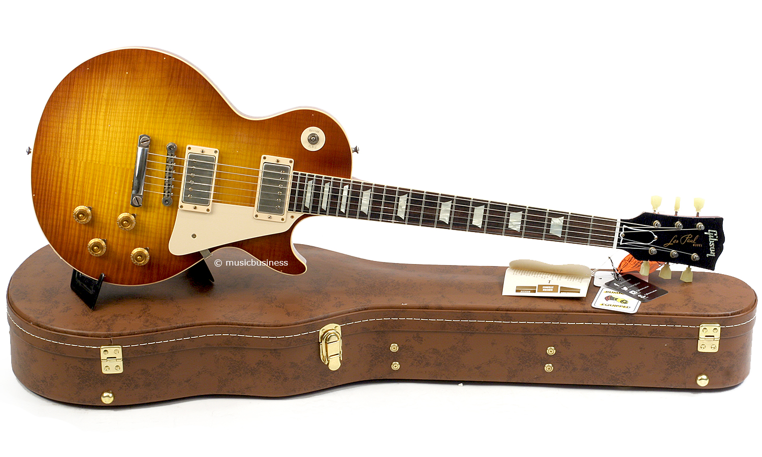 Gibson Custom Shop M2m Les Paul Standard 1959 Reissue 2h Ht Rw #943170 - Lightly Aged Iced Tea - Enkel gesneden elektrische gitaar - Variation 1