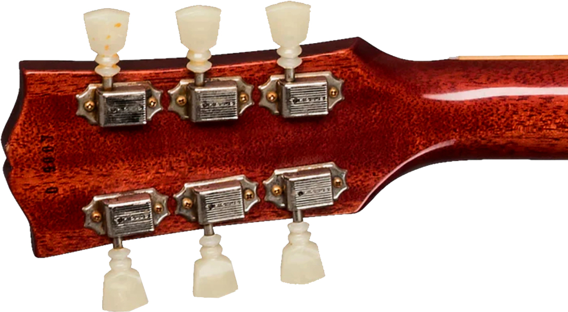 Gibson Custom Shop Les Paul Standard 1960 Reissue 2h Ht Rw #04234 - Vos Tangerine Burst - Single cut gitaar - Variation 3