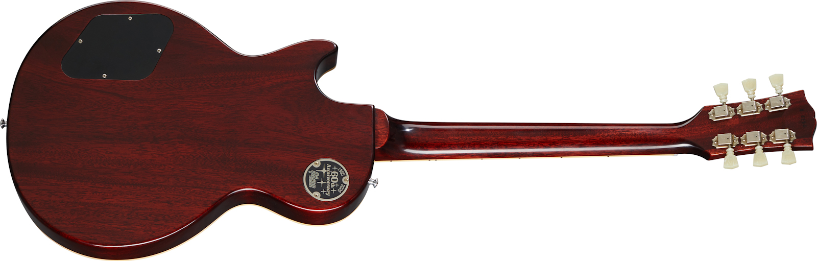 Gibson Custom Shop Les Paul Standard 1960 V3 60th Anniversary - Vos Wide Tomato Burst - Enkel gesneden elektrische gitaar - Variation 1
