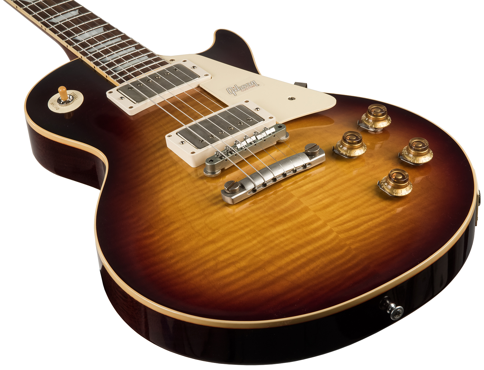 Gibson Custom Shop Les Paul Standard Burstdriver 2h Ht Rw #871301 - Vos Havana Fade - Enkel gesneden elektrische gitaar - Variation 3