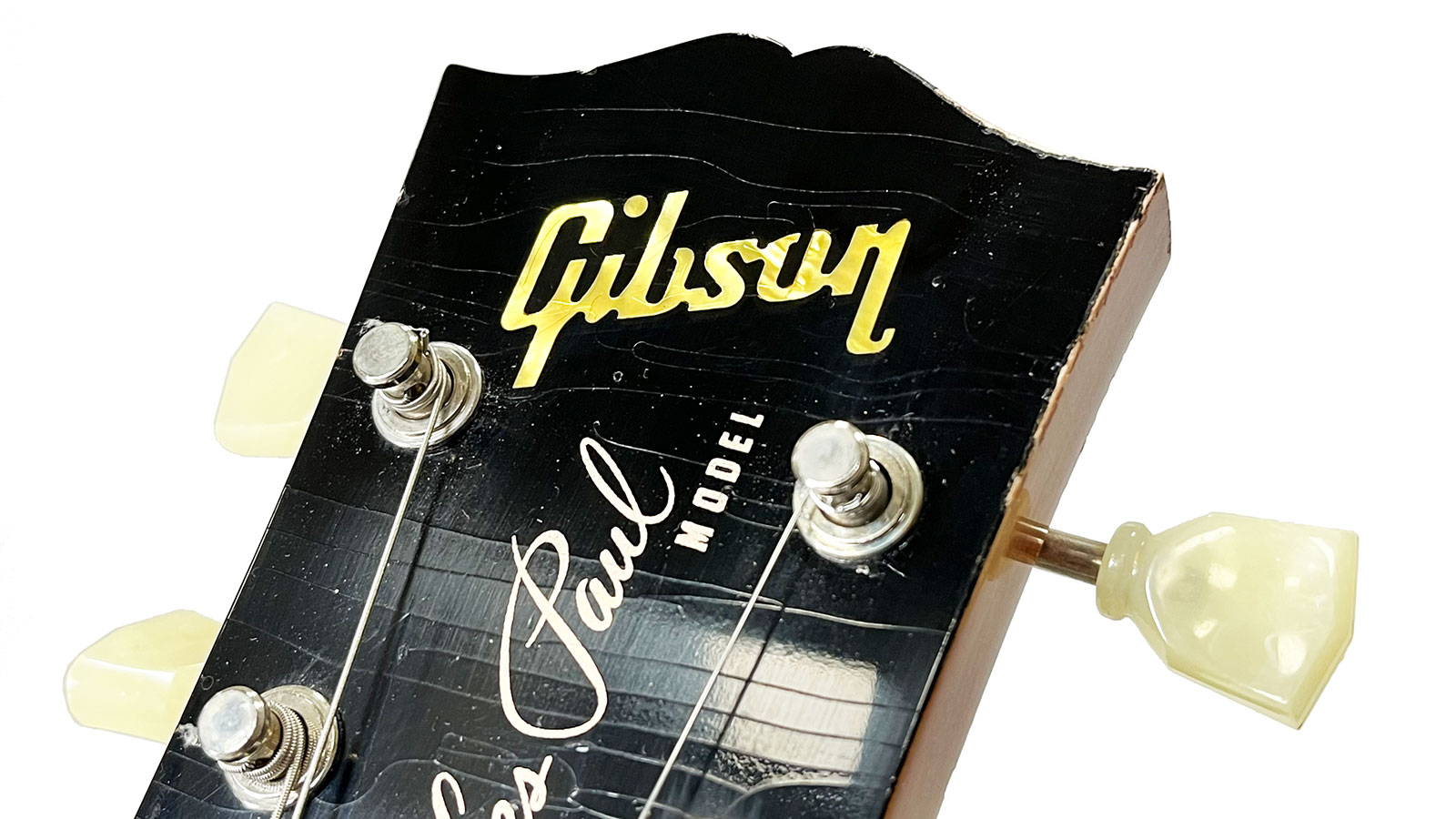 Gibson Custom Shop M2m Les Paul 1956 2h Ht Rw #63139 - Murphy Lab Light Aged Antique Gold - Enkel gesneden elektrische gitaar - Variation 4