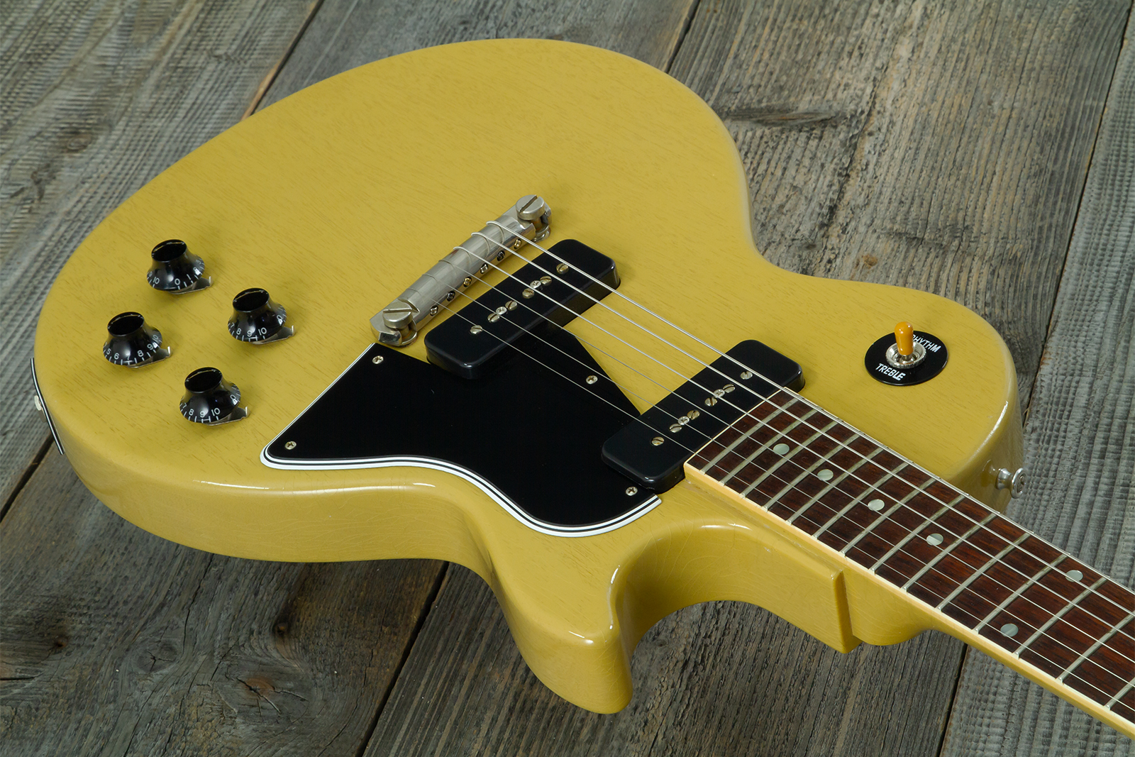 Gibson Custom Shop M2m Les Paul Special 1957 Single Cut Reissue P90 Ht Rw #70554 - Light Aged Tv - Single cut gitaar - Variation 10