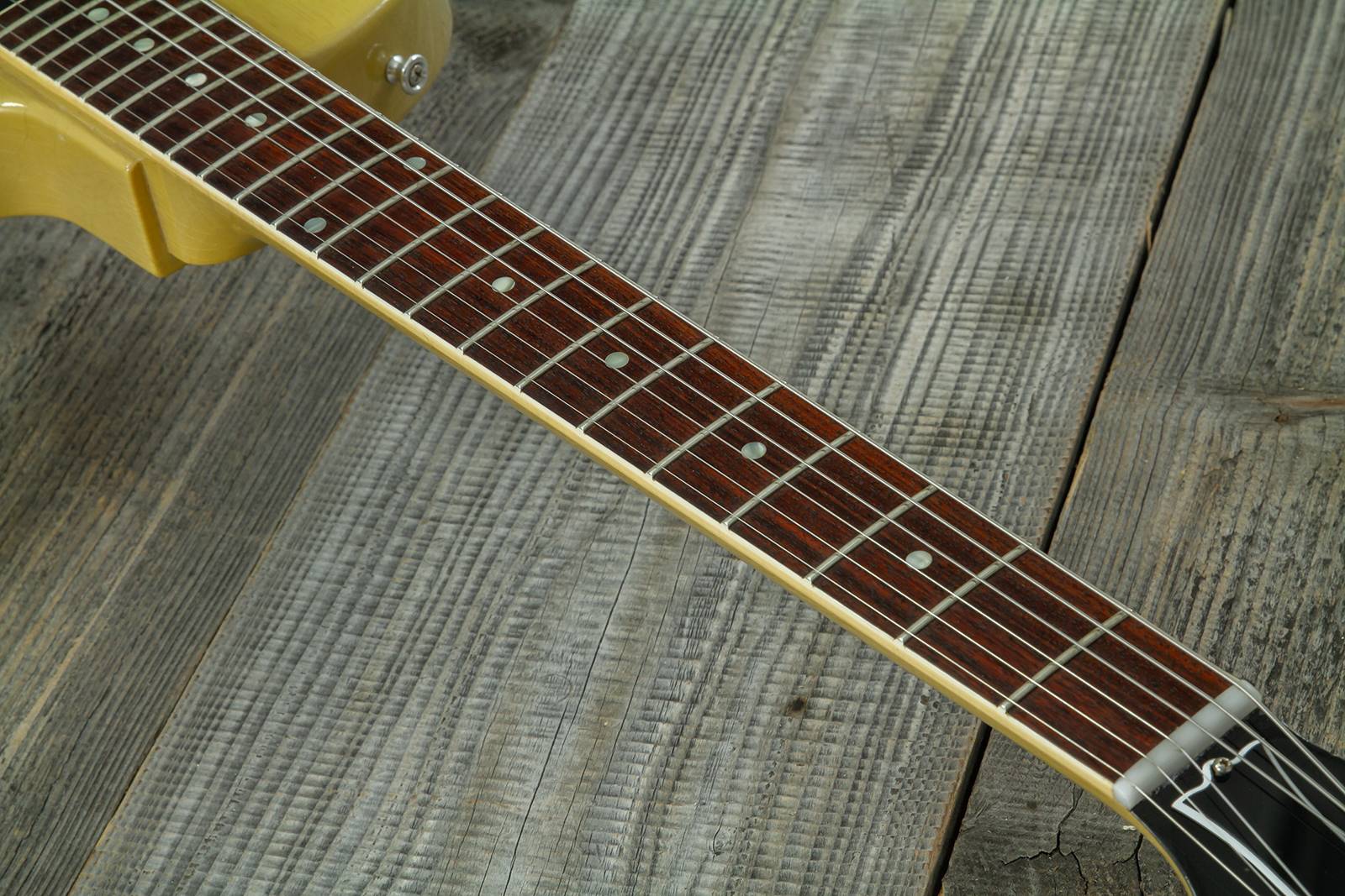 Gibson Custom Shop M2m Les Paul Special 1957 Single Cut Reissue P90 Ht Rw #70554 - Light Aged Tv - Single cut gitaar - Variation 13