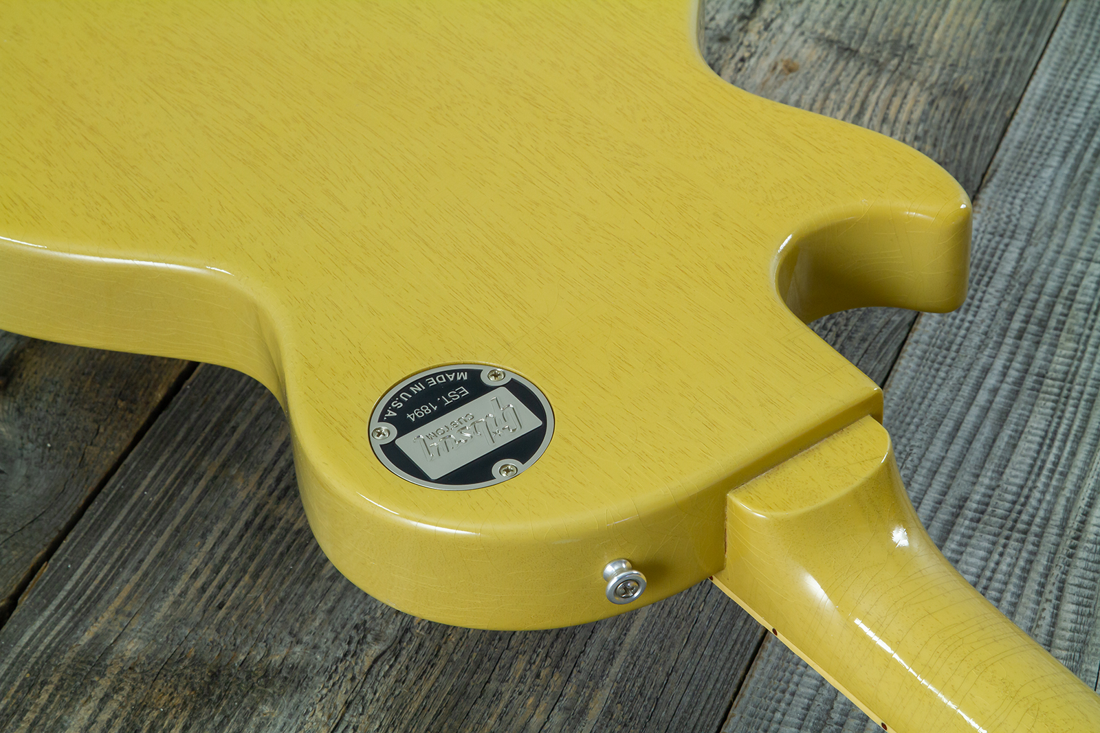 Gibson Custom Shop M2m Les Paul Special 1957 Single Cut Reissue P90 Ht Rw #70554 - Light Aged Tv - Single cut gitaar - Variation 16