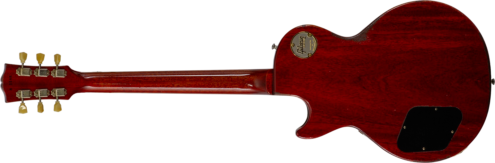 Gibson Custom Shop M2m Les Paul Standard 1958 2h Ht Rw #85546 - Murphy Lab Light Aged Ebony O. Gold - Single cut gitaar - Variation 1