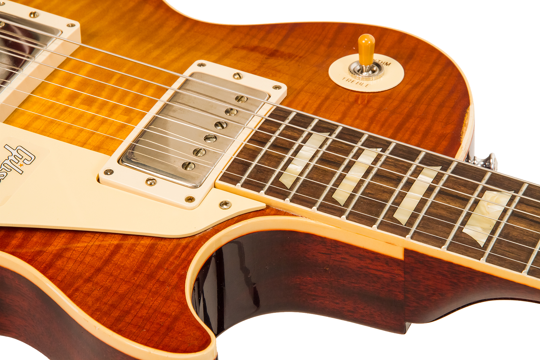 Gibson Custom Shop M2m Les Paul Standard 1958 #891117 - Lightly Aged Iced Tea - Enkel gesneden elektrische gitaar - Variation 4