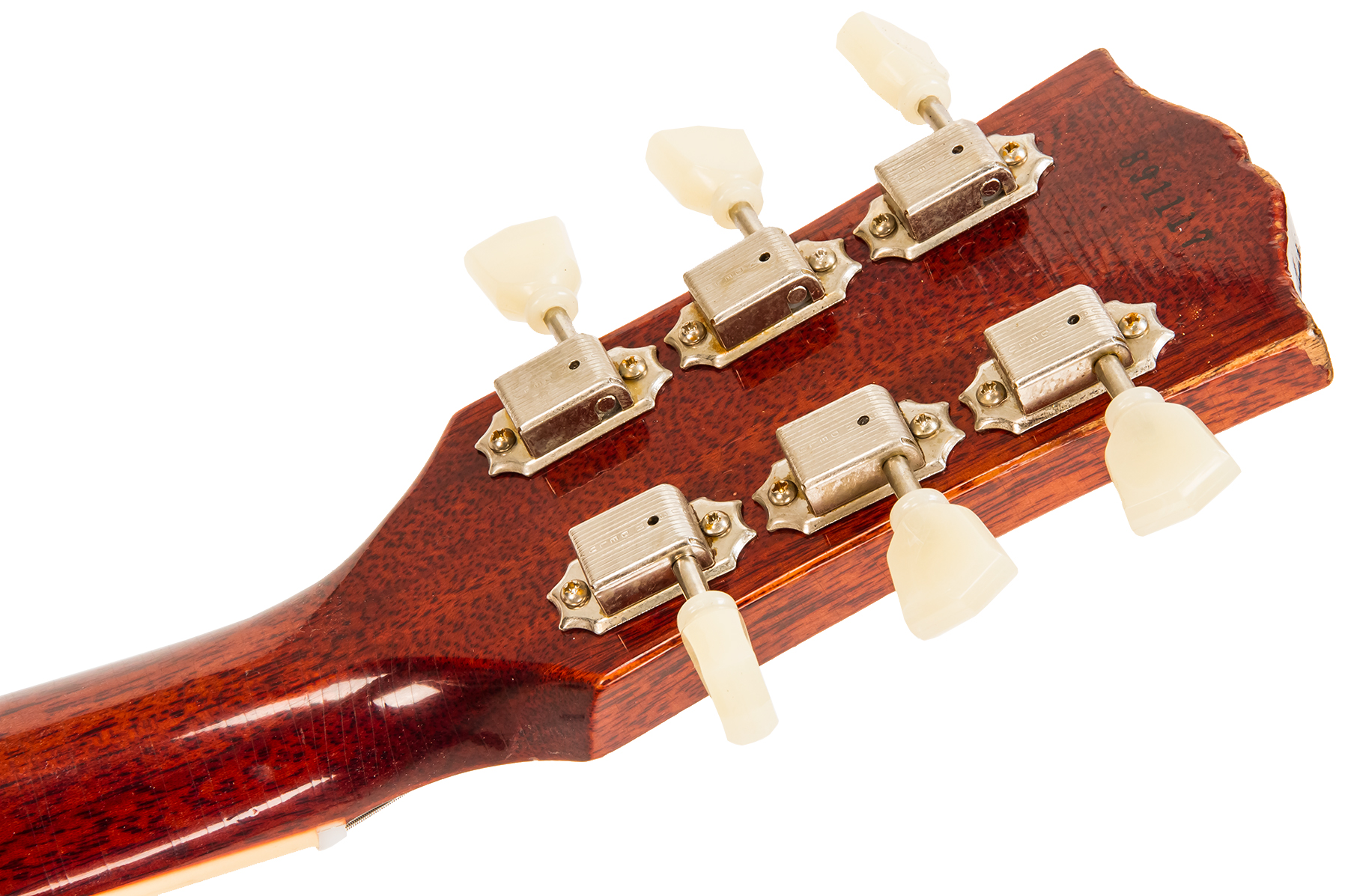 Gibson Custom Shop M2m Les Paul Standard 1958 #891117 - Lightly Aged Iced Tea - Enkel gesneden elektrische gitaar - Variation 6