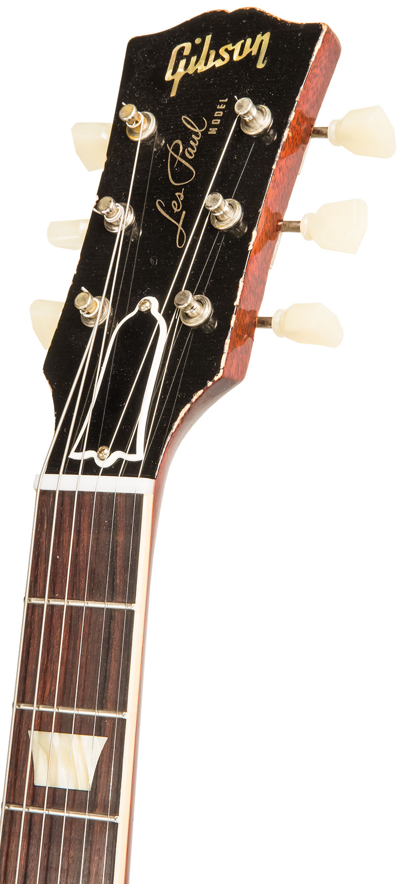 Gibson Custom Shop M2m Les Paul Standard 1958 2h Ht Rw - Heavy Aged '58 Burst - Enkel gesneden elektrische gitaar - Variation 4