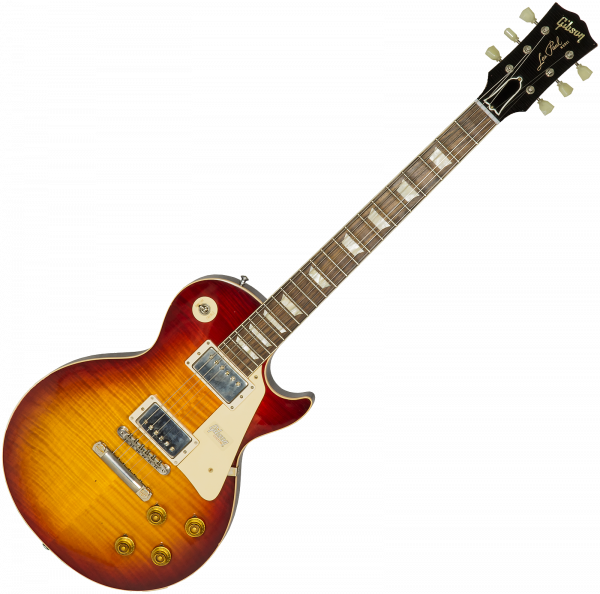 Solid body elektrische gitaar Gibson Custom Shop M2M 1958 Les Paul Standard #89889 - Aged vintage cherry burst