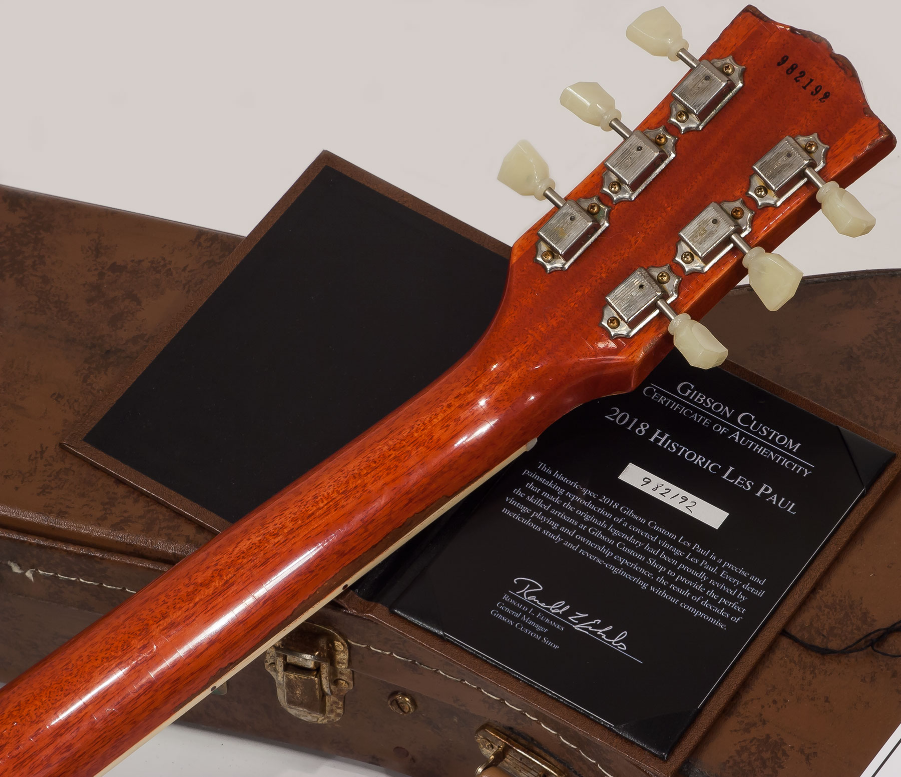 Gibson Custom Shop M2m Les Paul Standard 1959 2h Ht Rw #982192 - Heavy Aged Sunrise Tea Burst - Enkel gesneden elektrische gitaar - Variation 5