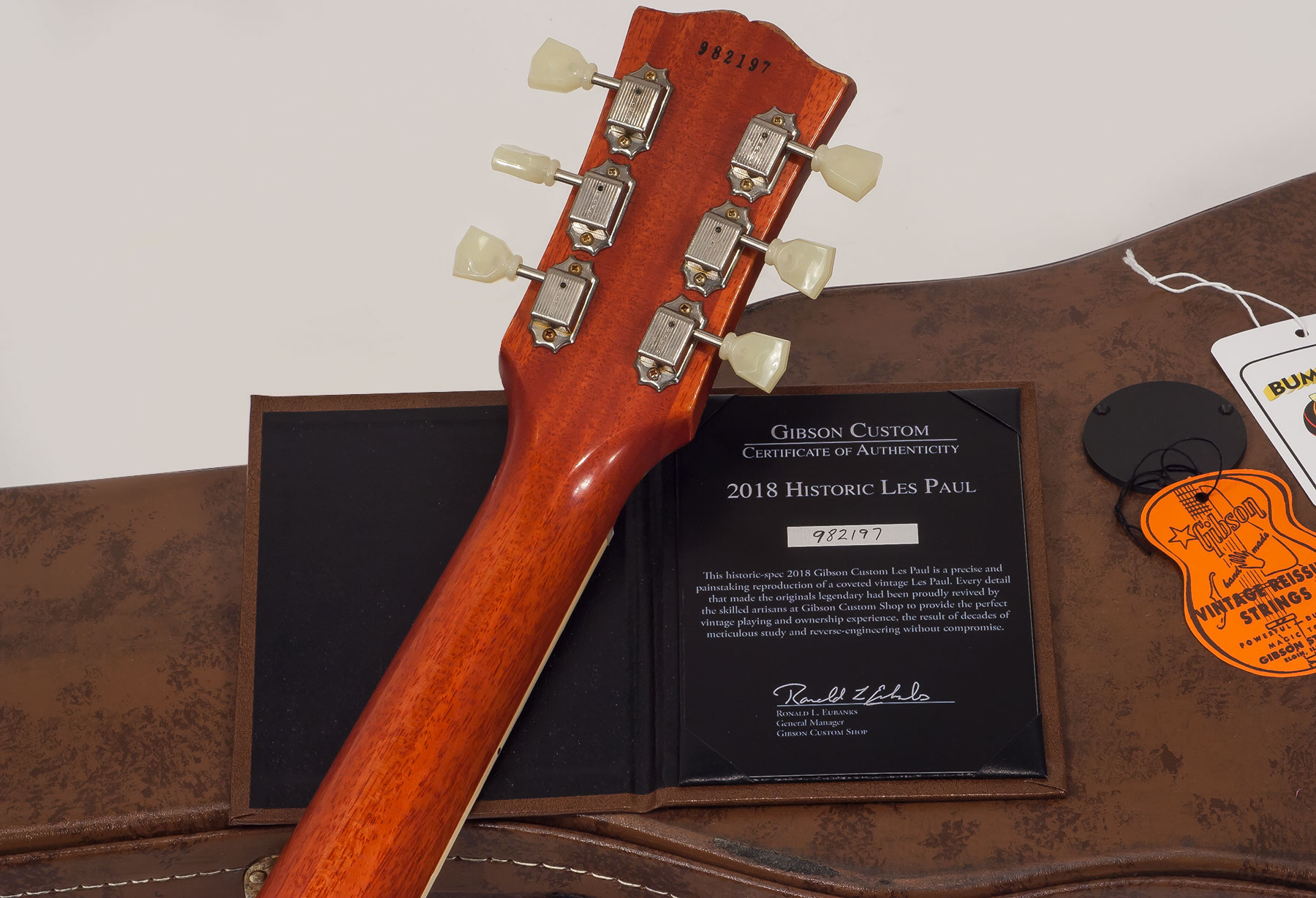 Gibson Custom Shop M2m Les Paul Standard 1959 2h Ht Rw #982197 - Heavy Aged Iced Tea - Enkel gesneden elektrische gitaar - Variation 5
