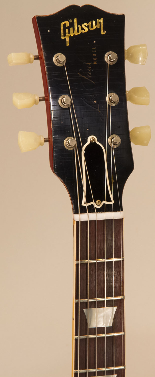 Gibson Custom Shop M2m Les Paul Standard 1959 2h Ht Rw #983303 - Ultra Aged New Orange Sunset Fade - Enkel gesneden elektrische gitaar - Variation 4