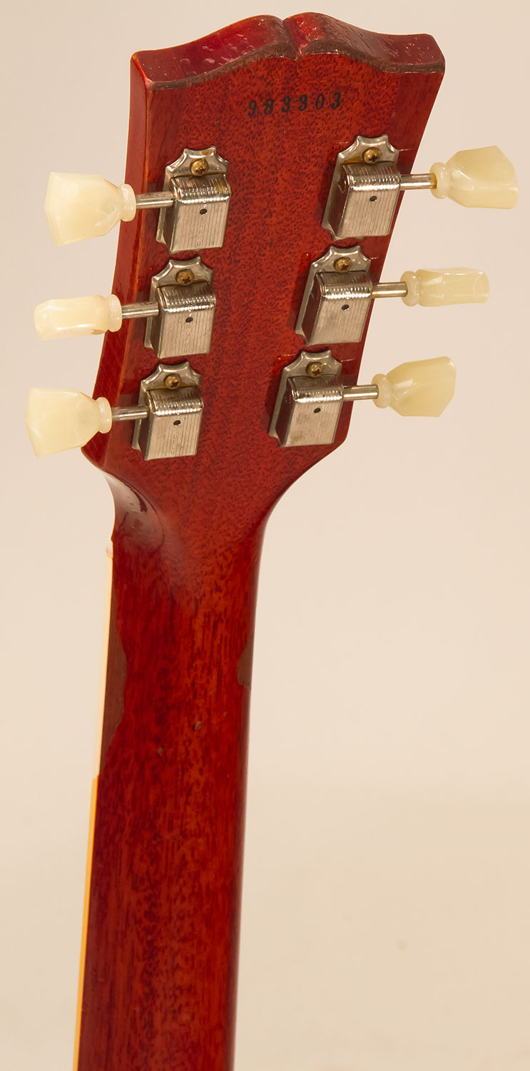 Gibson Custom Shop M2m Les Paul Standard 1959 2h Ht Rw #983303 - Ultra Aged New Orange Sunset Fade - Enkel gesneden elektrische gitaar - Variation 5