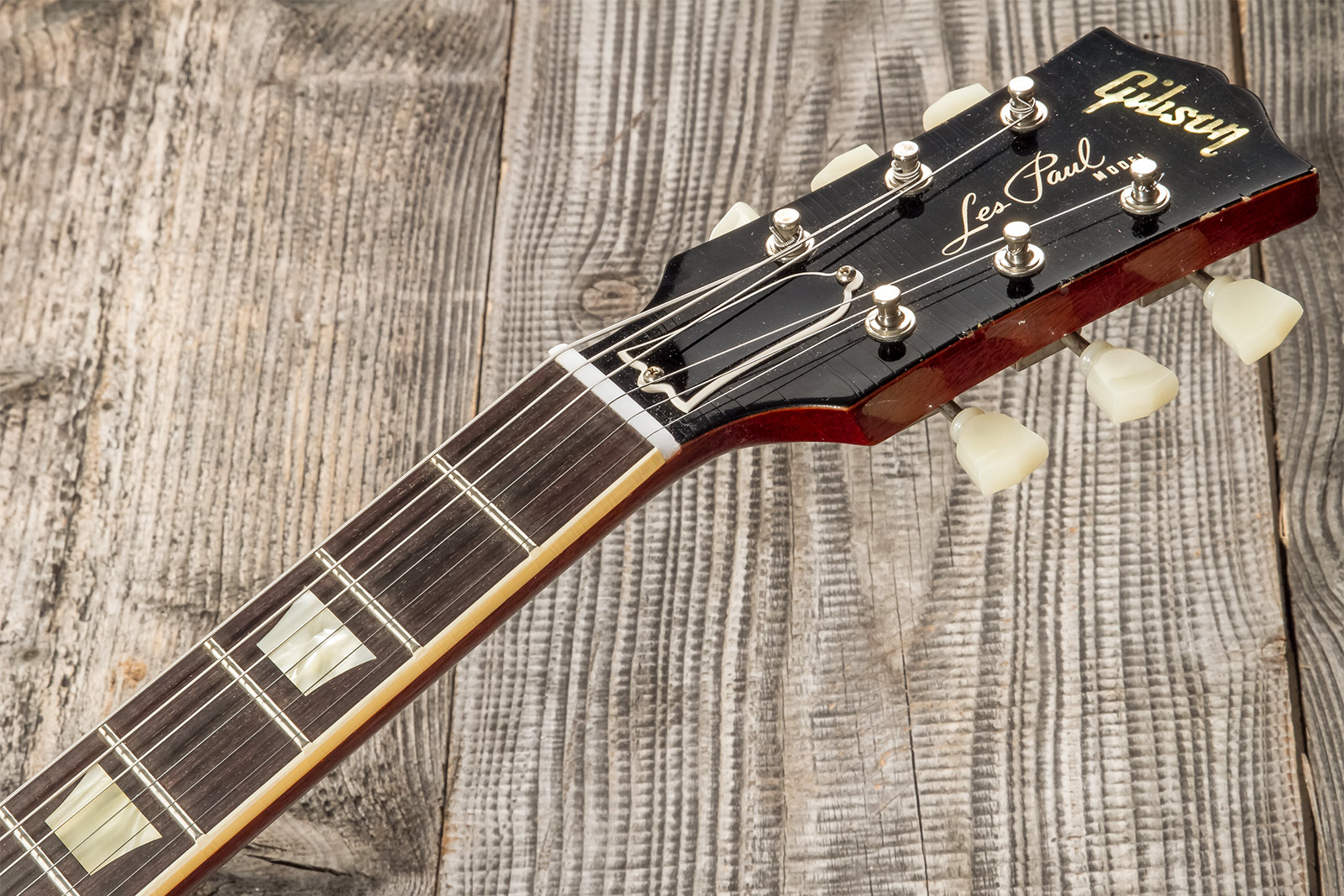 Gibson Custom Shop M2m Les Paul Standard 1959 Reissue 2h Ht Rw #932140 - Murphy Lab Light Aged Bourbon Burst - Enkel gesneden elektrische gitaar - Var
