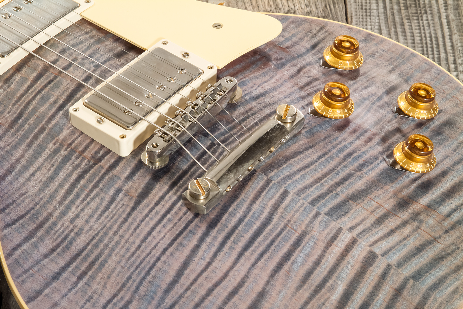Gibson Custom Shop M2m Les Paul Standard 1959 Reissue 2h Ht Rw #932161 - Murphy Lab Ultra Light Aged Ocean Blue - Enkel gesneden elektrische gitaar - 