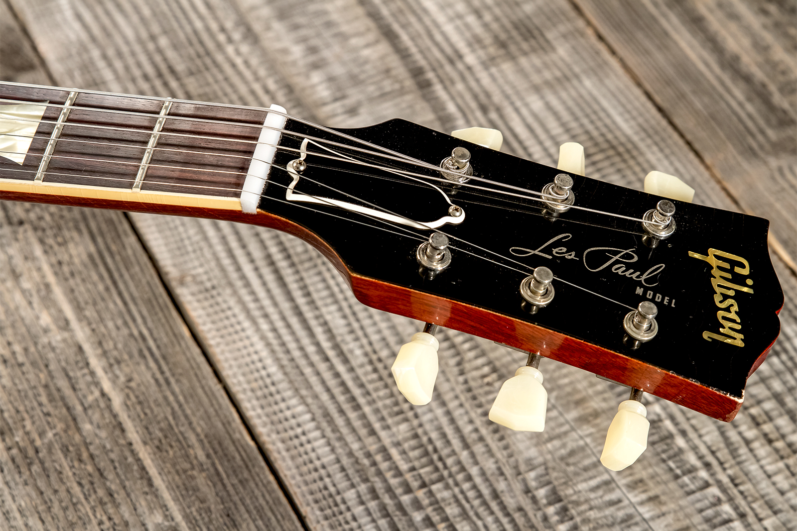 Gibson Custom Shop M2m Les Paul Standard 1959 Reissue 2h Ht Rw #932649 - Murphy Lab Light Aged Ice Tea Fade - Enkel gesneden elektrische gitaar - Vari