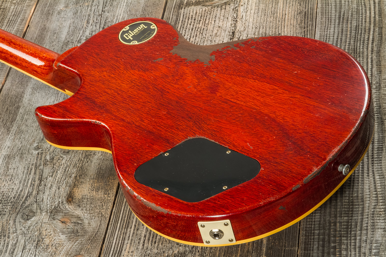 Gibson Custom Shop M2m Les Paul Standard 1959 Reissue 2h Ht Rw #932980 - Murphy Lab Heavy Aged Dirty Lemon Fade - Enkel gesneden elektrische gitaar - 