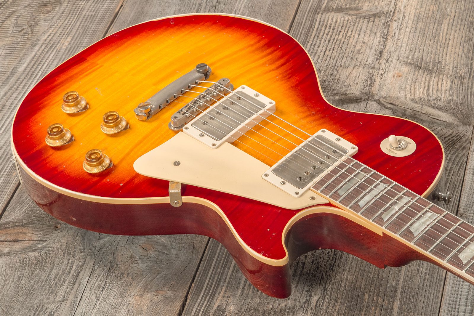 Gibson Custom Shop M2m Les Paul Standard 1959 Reissue 2h Ht Rw #934231 - Murphy Lab Heavy Aged Factory Burst - Enkel gesneden elektrische gitaar - Var