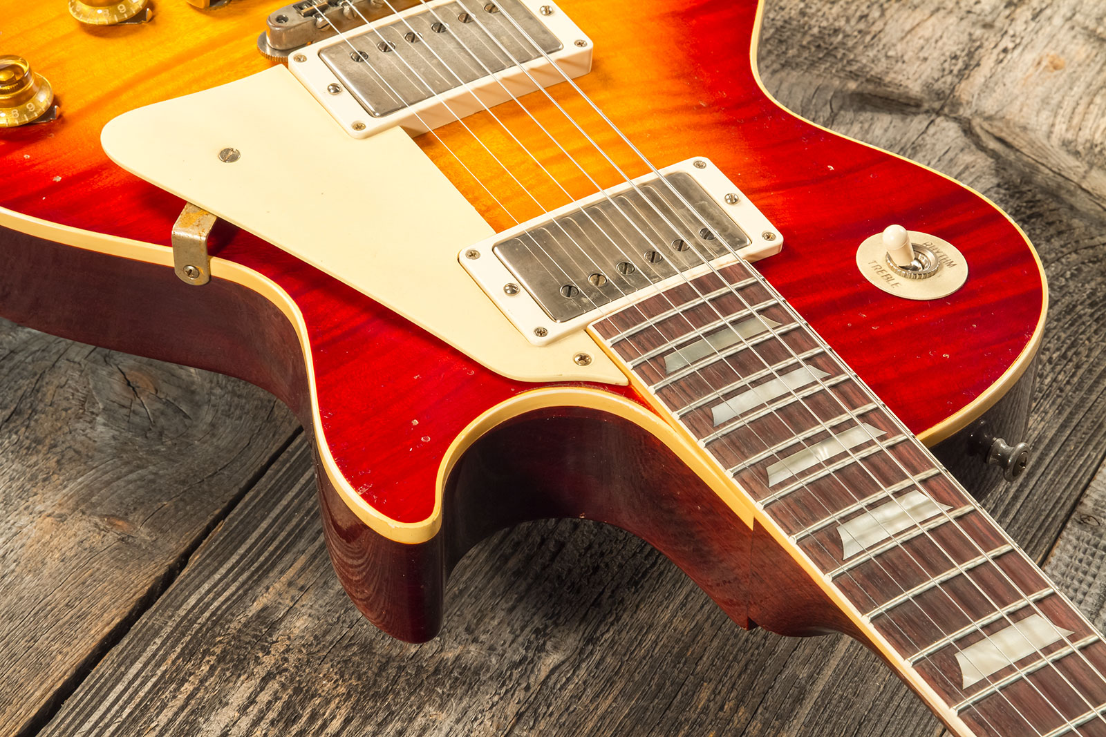 Gibson Custom Shop M2m Les Paul Standard 1959 Reissue 2h Ht Rw #934231 - Murphy Lab Heavy Aged Factory Burst - Enkel gesneden elektrische gitaar - Var