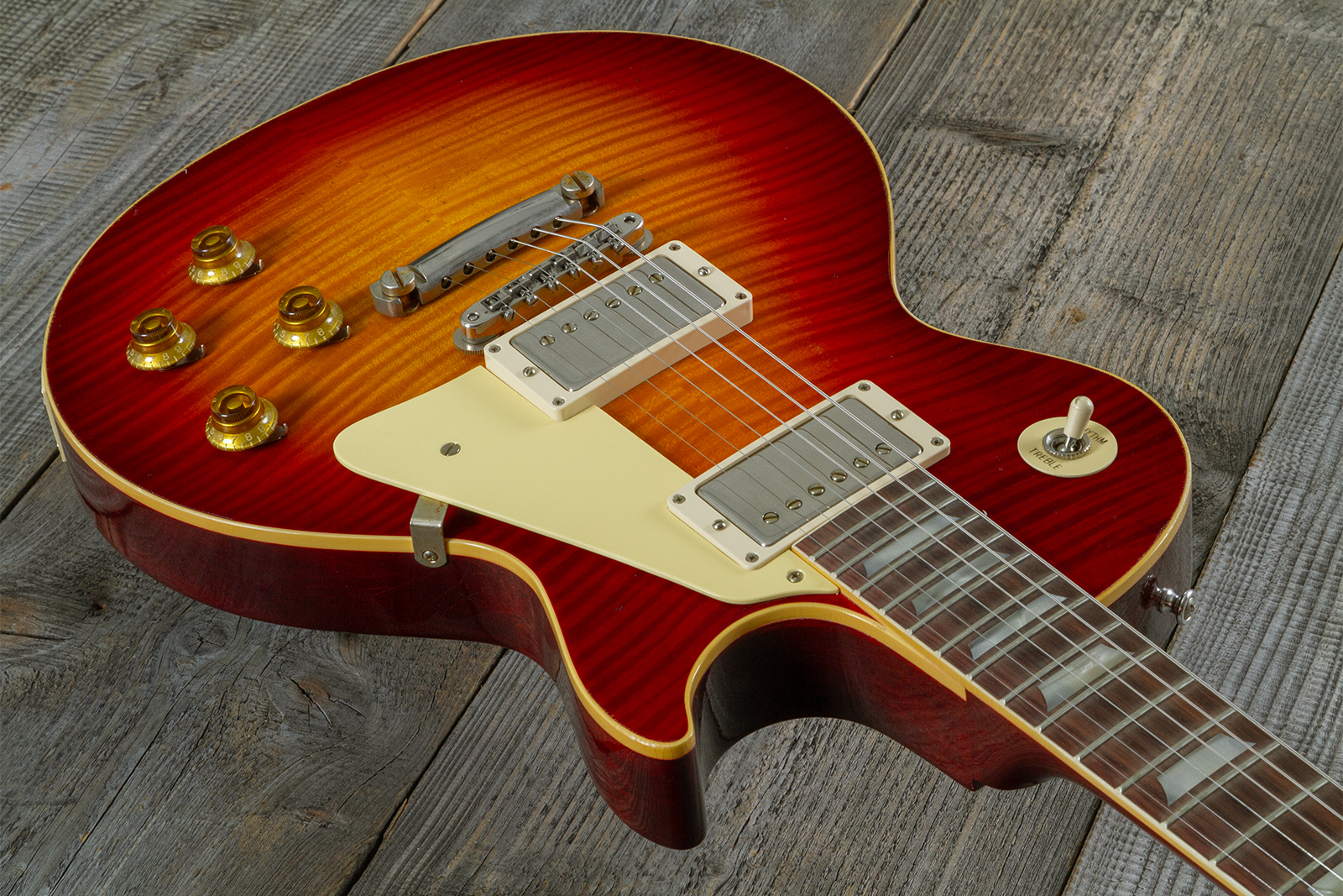 Gibson Custom Shop M2m Les Paul Standard 1959 Reissue 2h Ht Rw #934249 - Murphy Lab Light Aged Factory Burst - Single cut gitaar - Variation 2