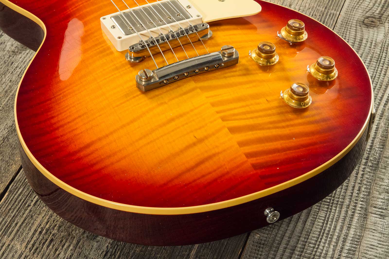 Gibson Custom Shop M2m Les Paul Standard 1959 Reissue 2h Ht Rw #934264 - Murphy Lab Ultra Light Aged Factory Burst - Enkel gesneden elektrische gitaar