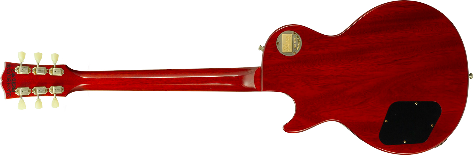 Gibson Custom Shop M2m Slash Les Paul 1958 Standard Proto #2 - Vos Vermillion Burst - Single cut gitaar - Variation 11