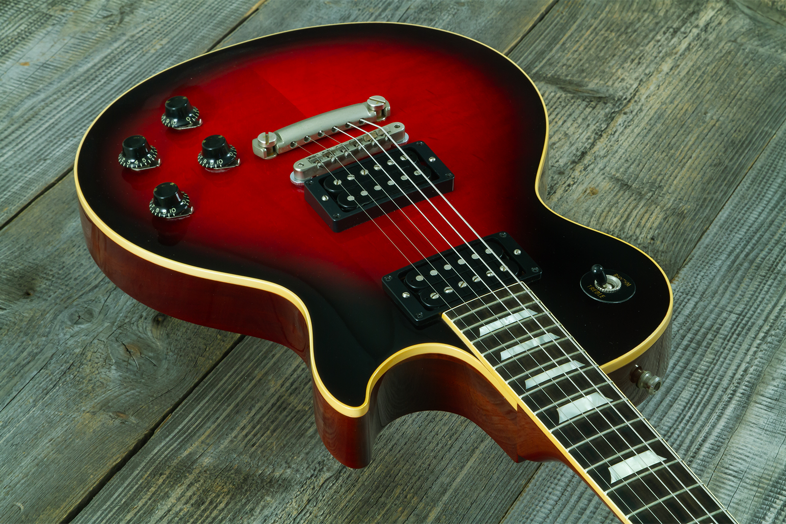 Gibson Custom Shop M2m Slash Les Paul 1958 Standard Proto #2 - Vos Vermillion Burst - Single cut gitaar - Variation 12