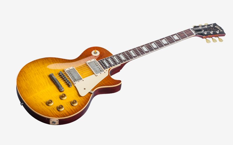 Gibson Custom Shop Mick Ralphs Les Paul Standard 1958 Replica Signature 2h Ht Rw - Aged Ralphs Burst - Enkel gesneden elektrische gitaar - Variation 1