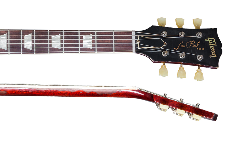 Gibson Custom Shop Mick Ralphs Les Paul Standard 1958 Replica Signature 2h Ht Rw - Aged Ralphs Burst - Enkel gesneden elektrische gitaar - Variation 4