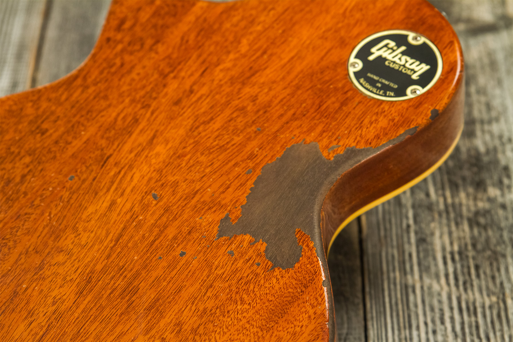 Gibson Custom Shop Murphy Lab Les Paul Standard 1959 Reissue 2h Ht Rw #93718 - Heavy Aged Green Lemon Fade - Enkel gesneden elektrische gitaar - Varia