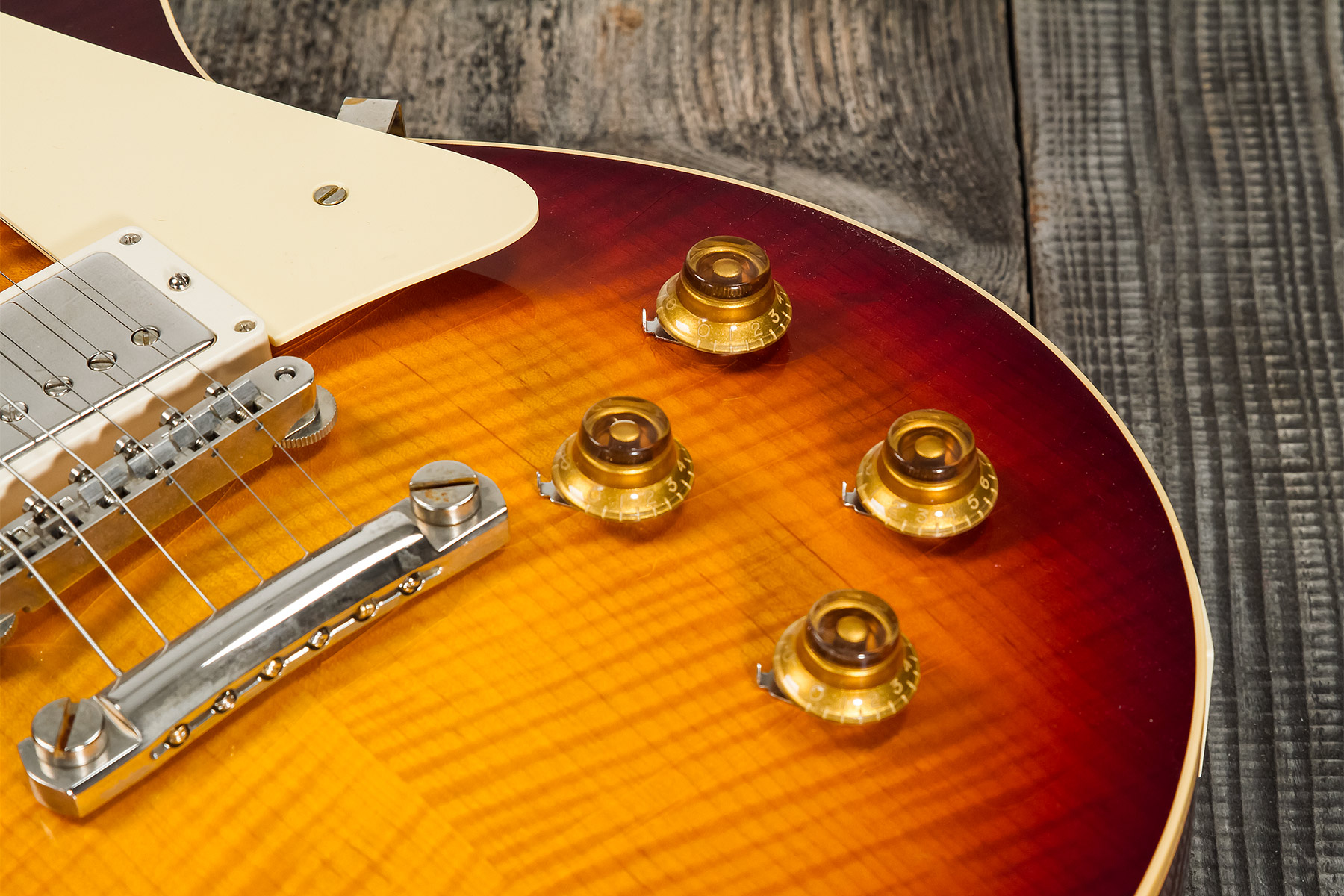 Gibson Custom Shop Murphy Lab Les Paul Standard 1959 Reissue 2h Ht Rw #93747 - Ultra Light Aged Southern Fade Burst - Enkel gesneden elektrische gitaa