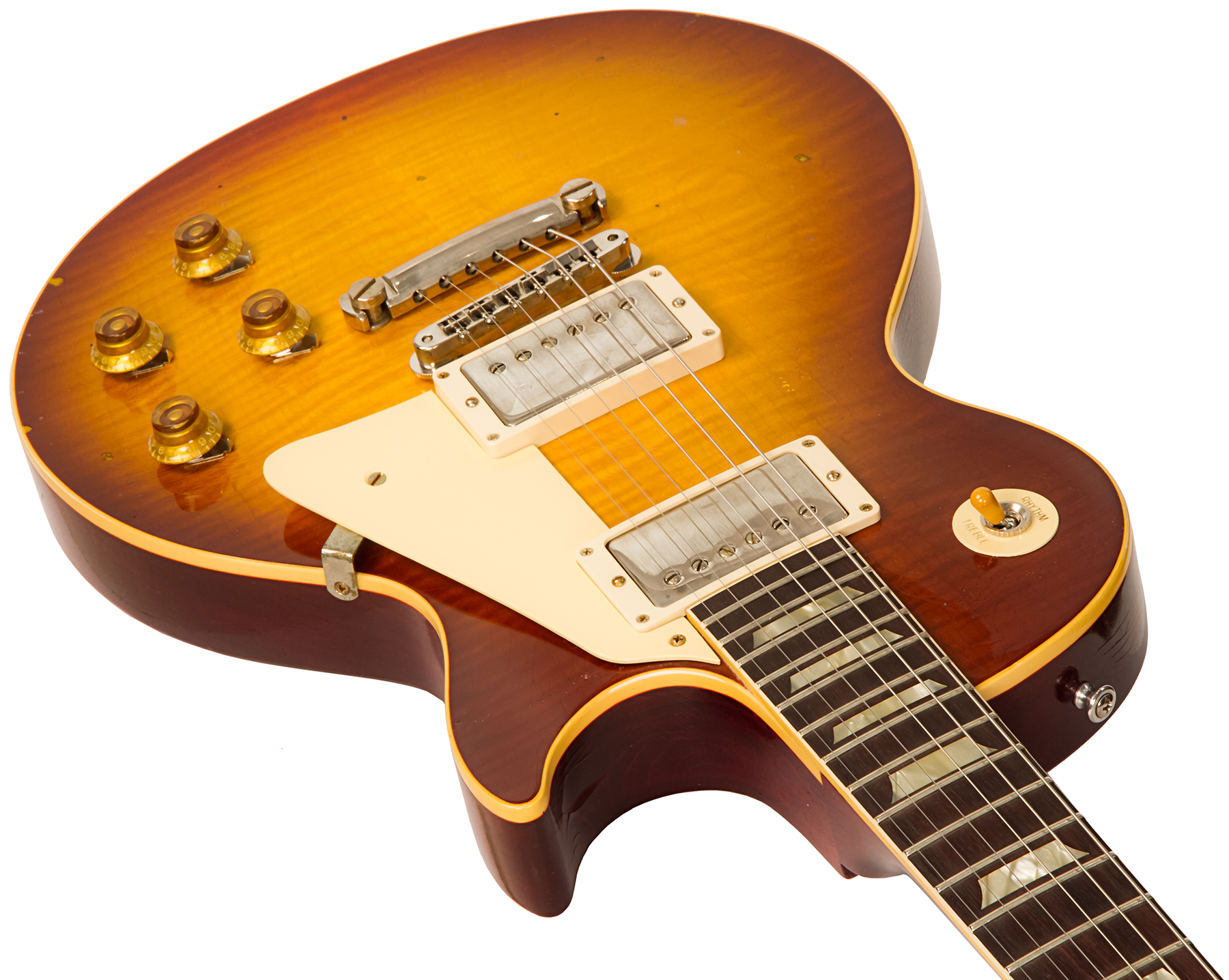 Gibson Custom Shop Murphy Lab Les Paul Standard 1959 Reissue #901318 - Light Aged Royal Tea Burst - Enkel gesneden elektrische gitaar - Variation 2