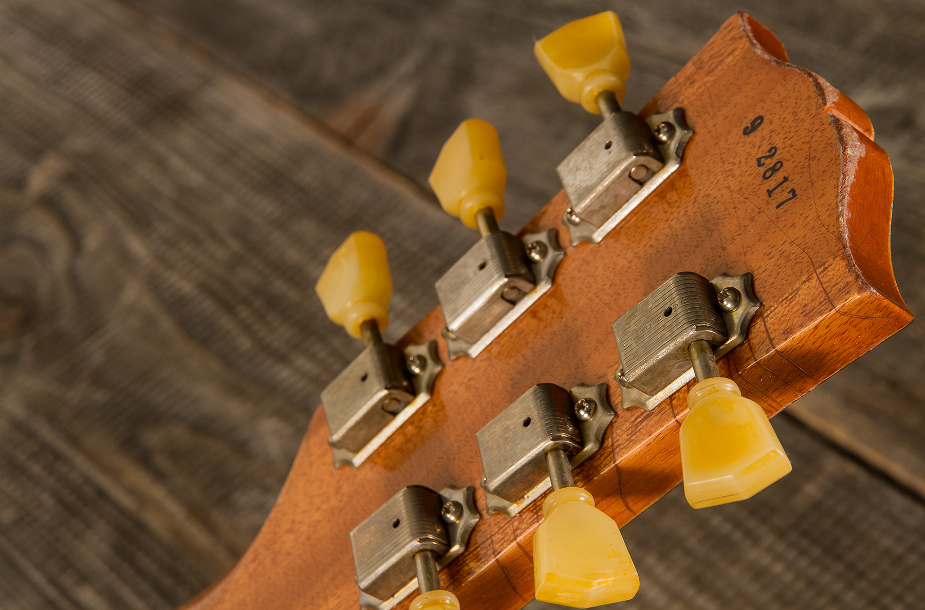 Gibson Custom Shop Murphy Lab Les Paul Standard 1959 Reissue 2h Ht Rw #92817 - Ultra Heavy Aged Lemon Burst - Enkel gesneden elektrische gitaar - Vari