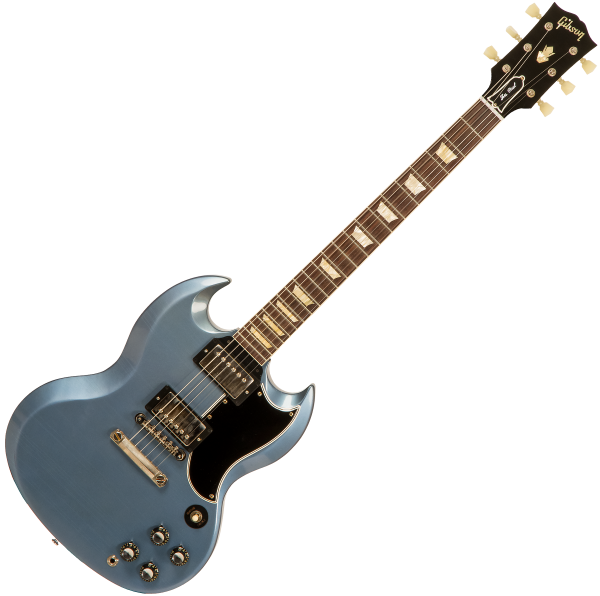 Solid body elektrische gitaar Gibson Custom Shop Murphy Lab 1961 SG Standard Reissue #102418 - Ultra light aged pelham blue