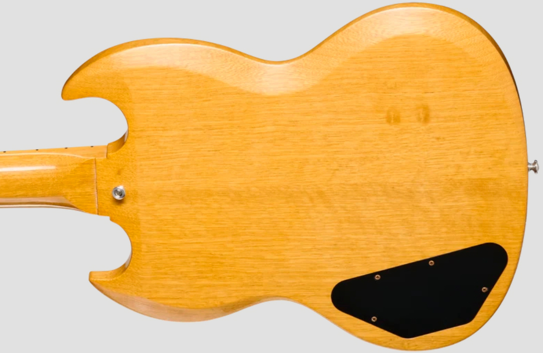Gibson Custom Shop Sg Standard Reissue 1964 Korina Le Ltd 2h Trem Eb - Vos Antique Natural - Double cut gitaar - Variation 4