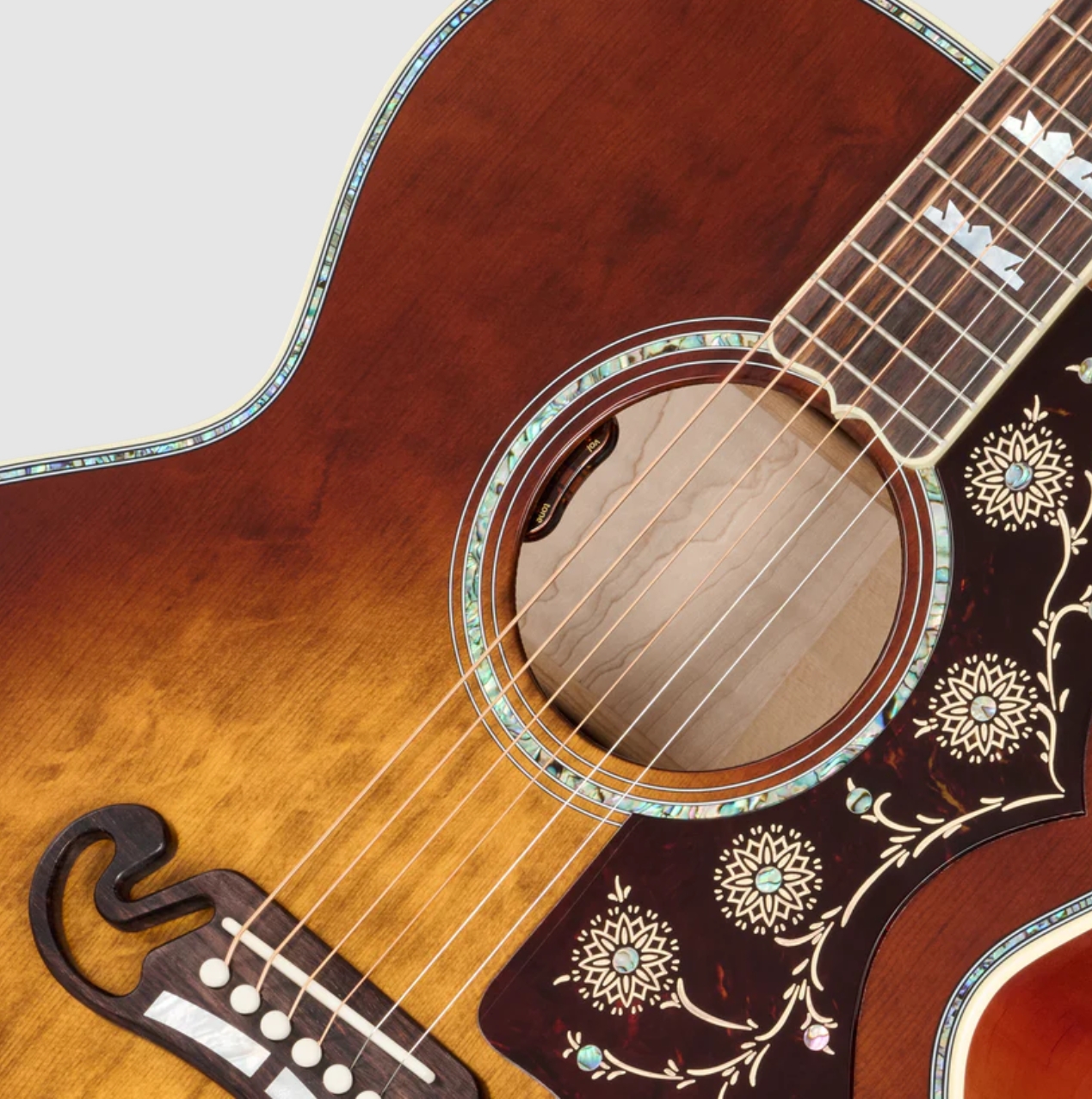 Gibson Custom Shop Sj200 Ann. Ltd Super Jumbo Epicea Erable Rw - Cremona Burst - Folk gitaar - Variation 3