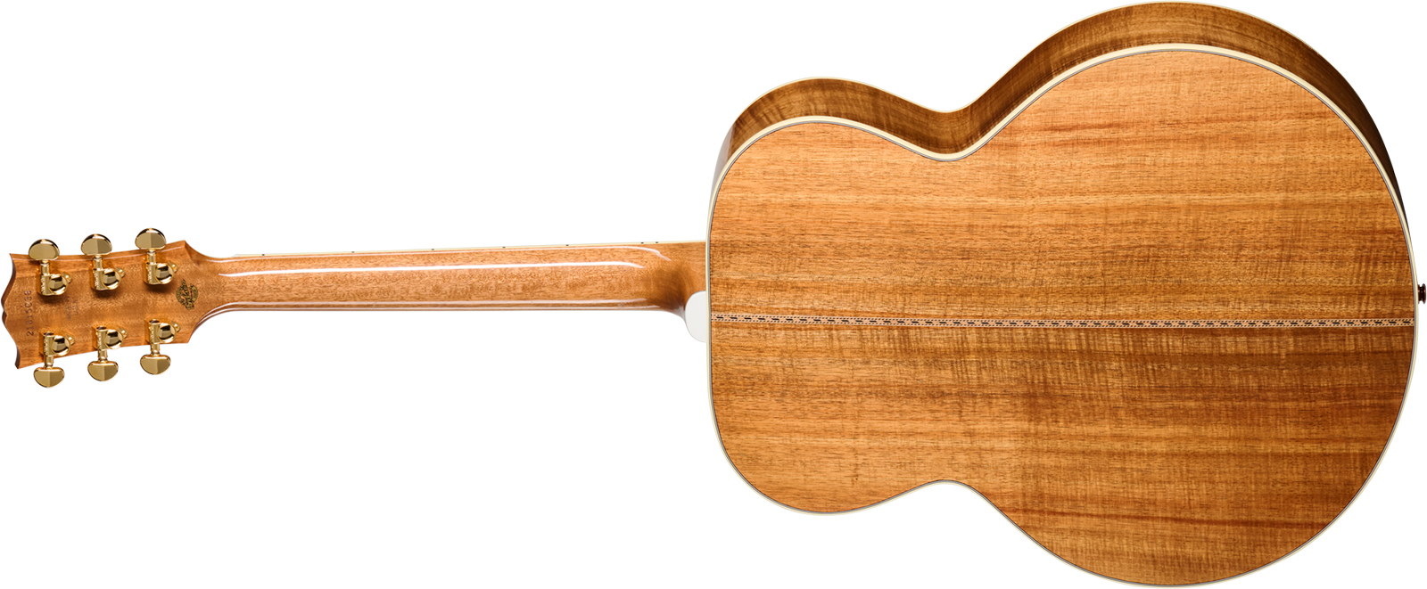 Gibson Custom Shop Sj200 Elegant Koa Artisan Jumbo Epicea Koa Rw - Honey Burst - Folk gitaar - Variation 1