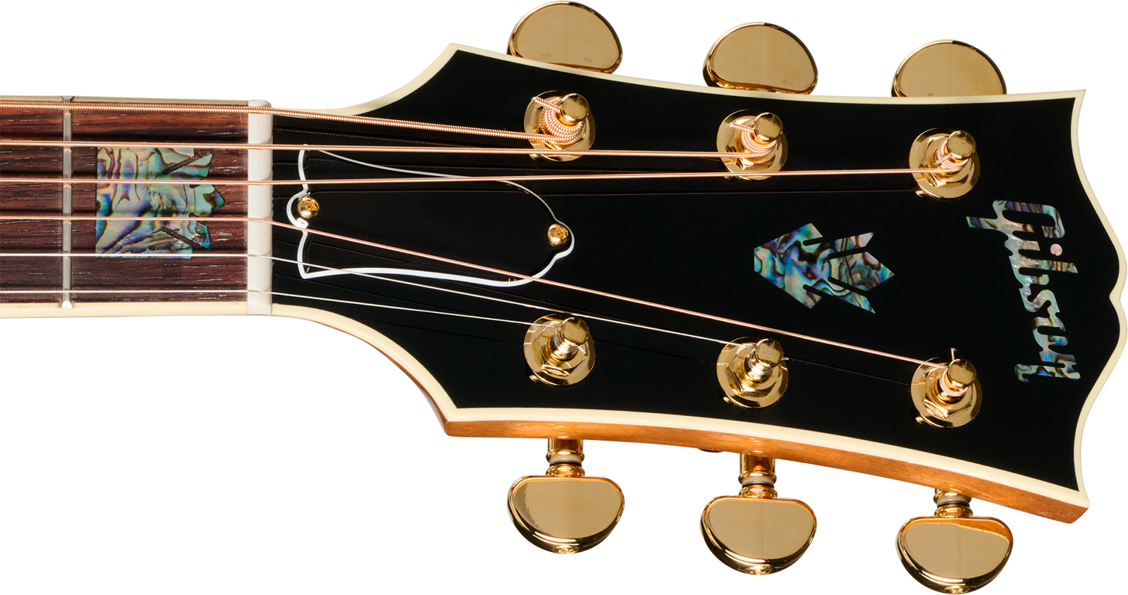 Gibson Custom Shop Sj200 Elegant Koa Artisan Jumbo Epicea Koa Rw - Honey Burst - Folk gitaar - Variation 5