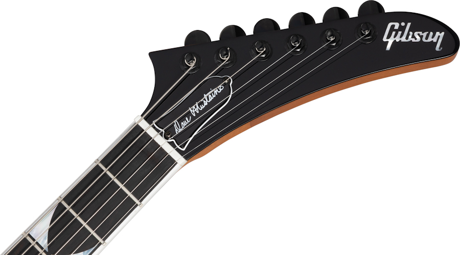 Gibson Dave Mustaine Flying V Exp Signature 2h Ht Eb - Antique Natural - Metalen elektrische gitaar - Variation 5