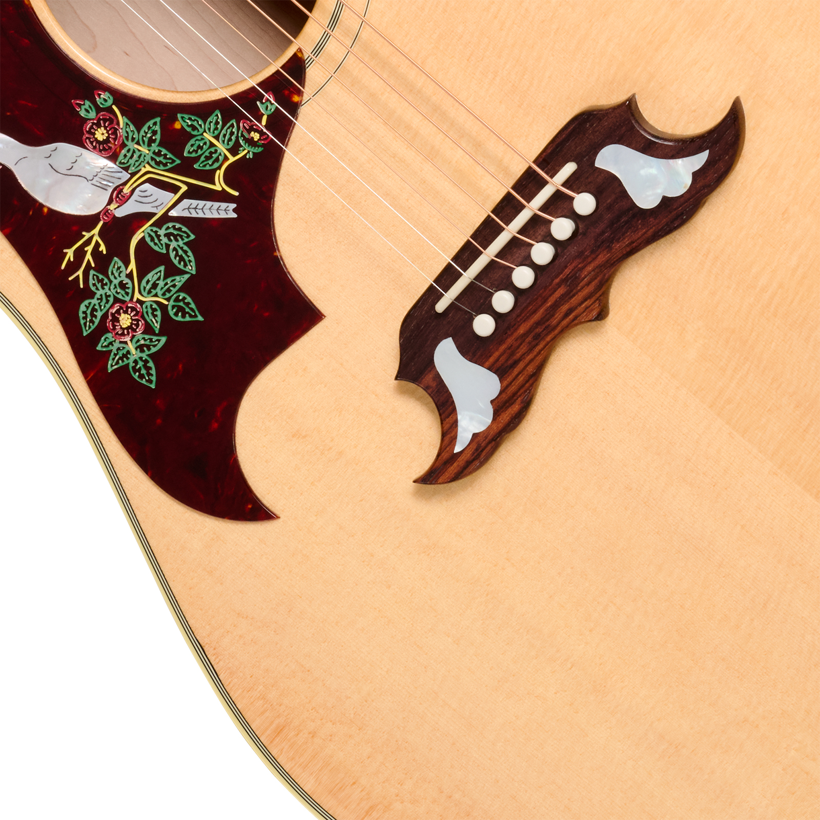 Gibson Dove Lh Original (baggs Hifi Dna) Dreadnought Gaucher Epicea Erable Rw - Antique Natural - Folk gitaar - Variation 2