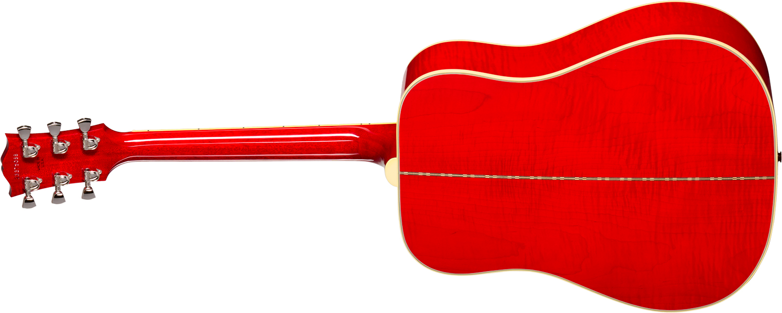 Gibson Dove Original (baggs Hifi Dna) Dreadnought Epicea Erable Rw - Vintage Cherry Sunburst - Folk gitaar - Variation 1