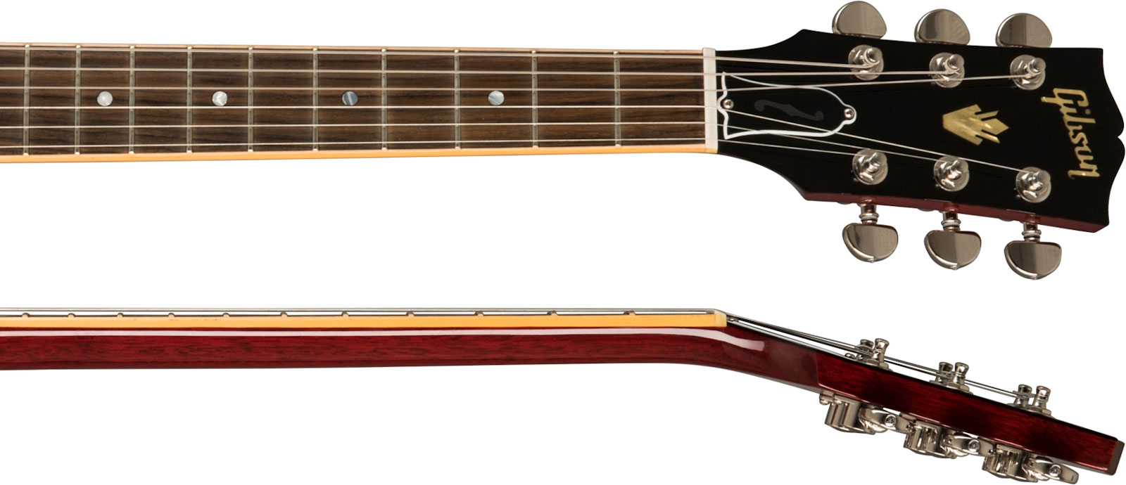 Gibson Es-335 Dot 2019 Hh Ht Rw - Antique Faded Cherry - Semi hollow elektriche gitaar - Variation 3