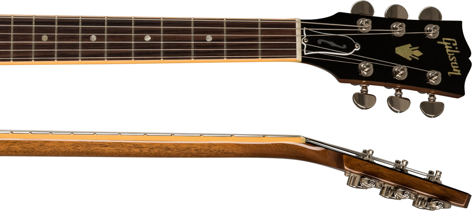 Gibson Es-335 Dot 2019 Hh Ht Rw - Dark Natural - Semi hollow elektriche gitaar - Variation 3