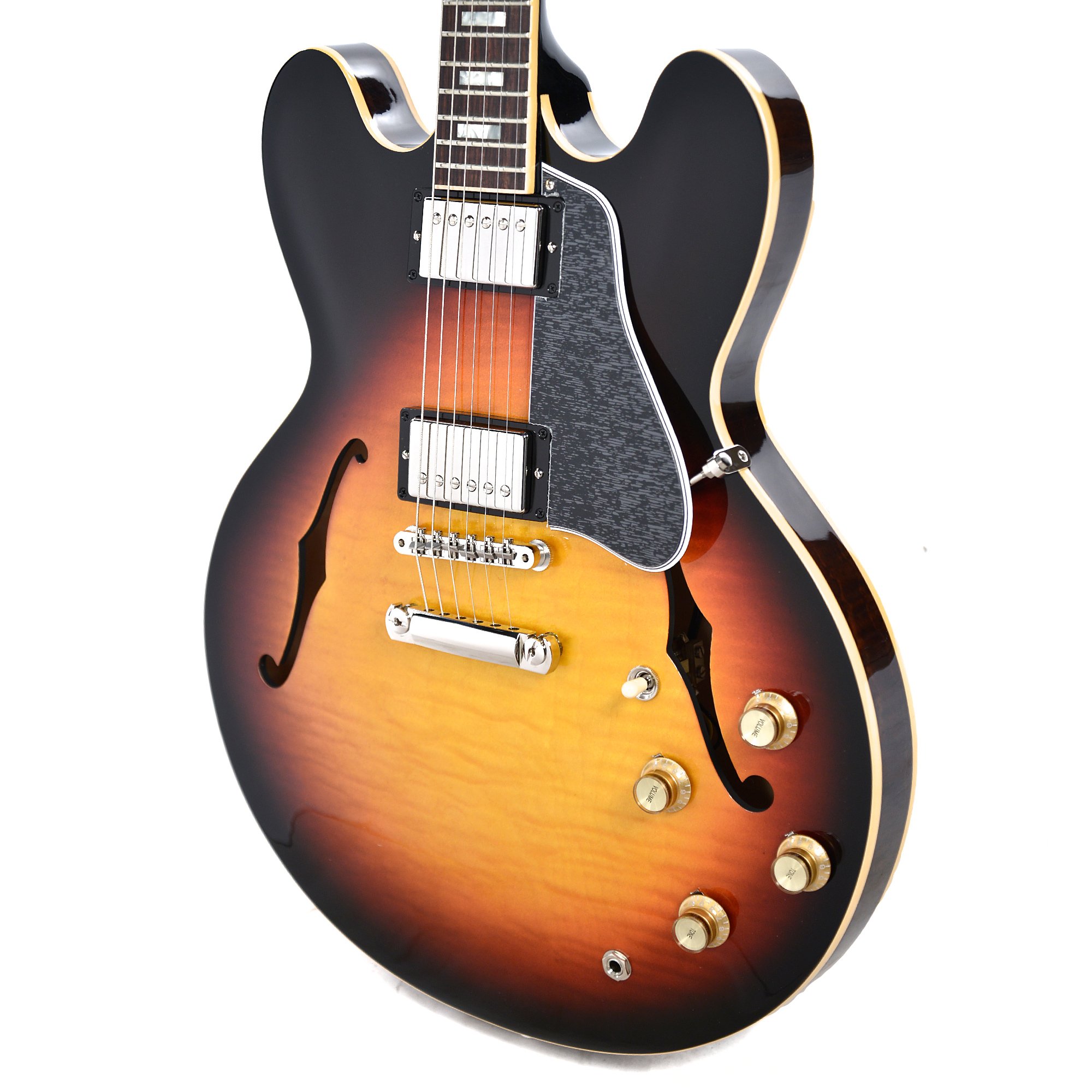 Gibson Es-335 Figured 2018 Ltd - Antique Sunset Burst - Semi hollow elektriche gitaar - Variation 2