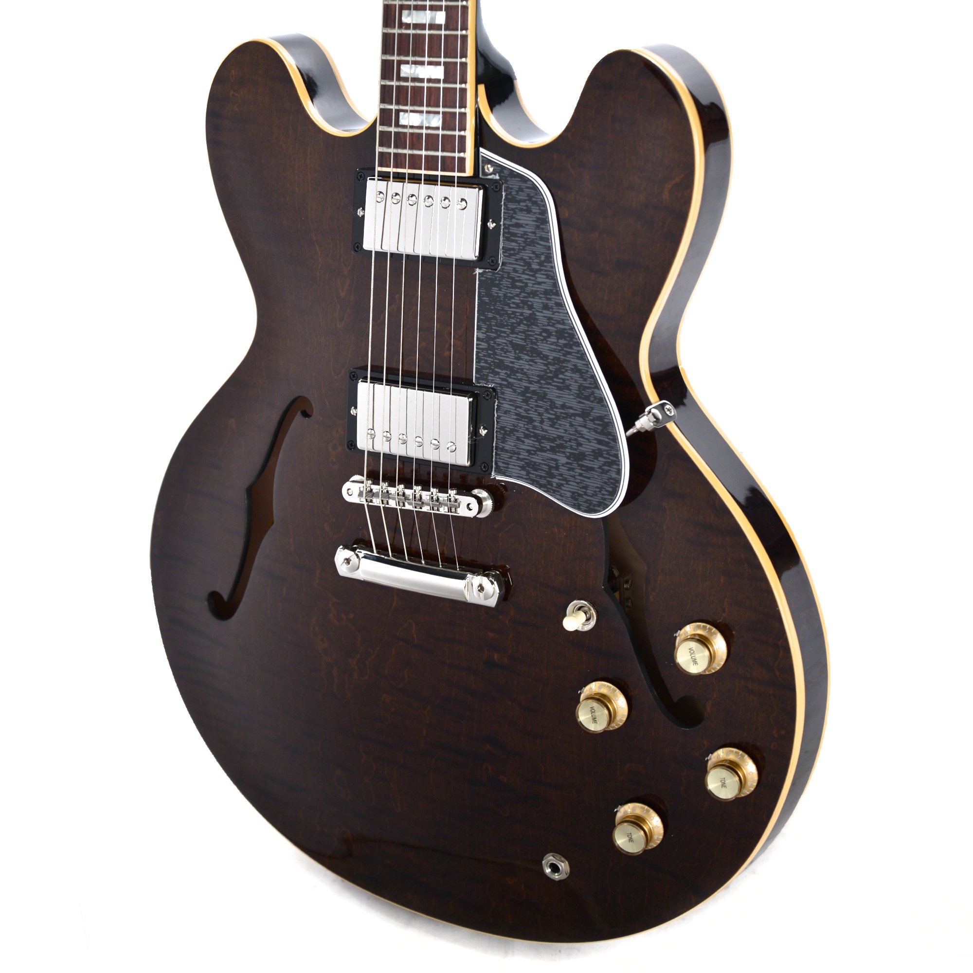 Gibson Es-335 Figured 2018 Ltd - Antique Walnut - Semi hollow elektriche gitaar - Variation 2